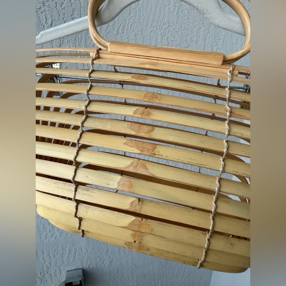 Cult Gaia Tan Bamboo Mini Bag - Picture 3 of 3